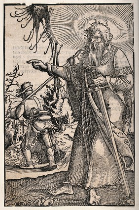 Saint Paul. Woodcut attributed to G. Lemberger.