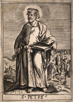 Saint Peter. Engraving.