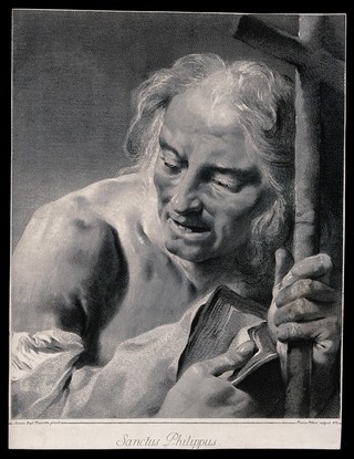 Saint Philip. Line engraving by M. Pitteri after G.B. Piazzetta.