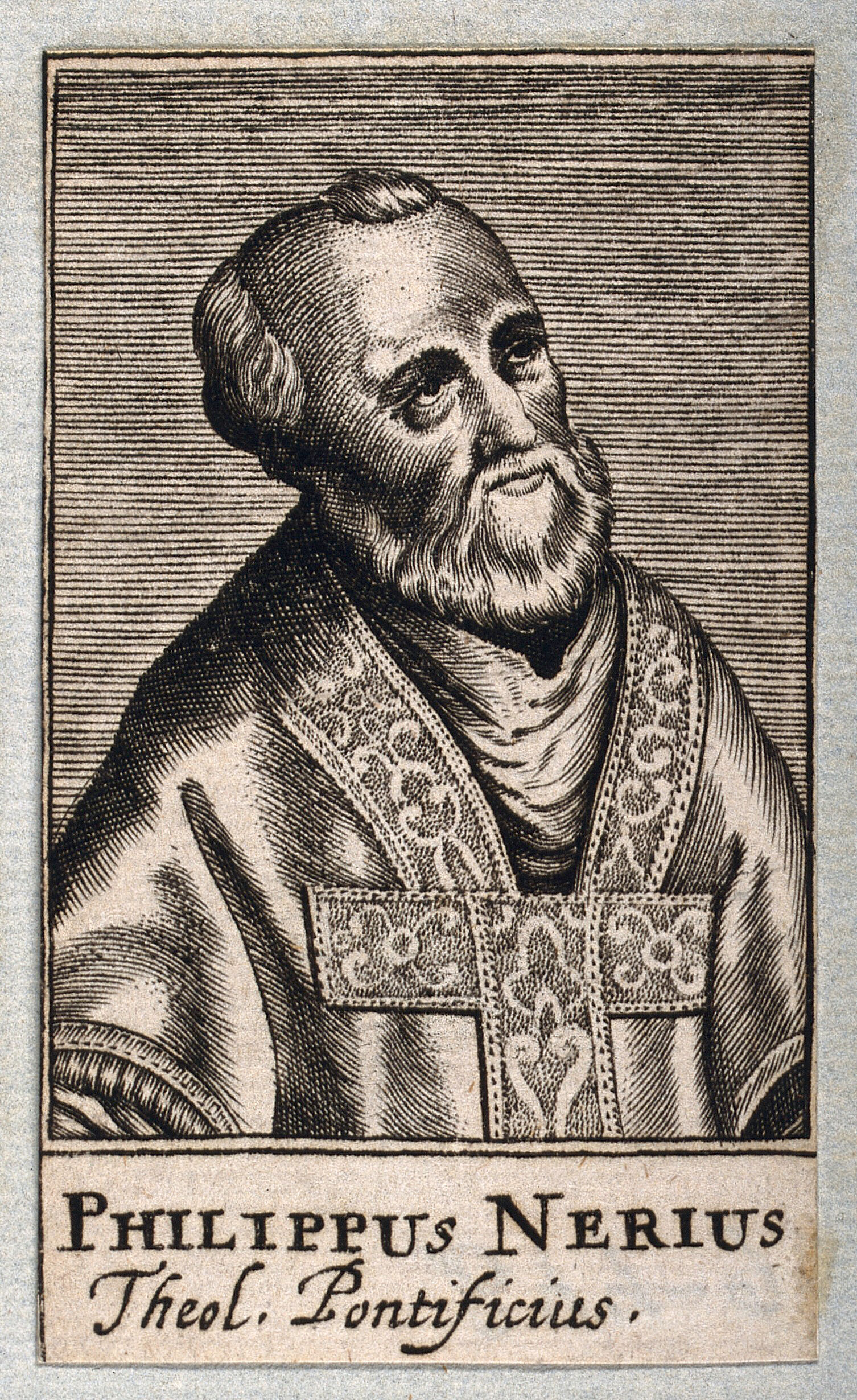 Saint Philip Neri. Engraving. Collection