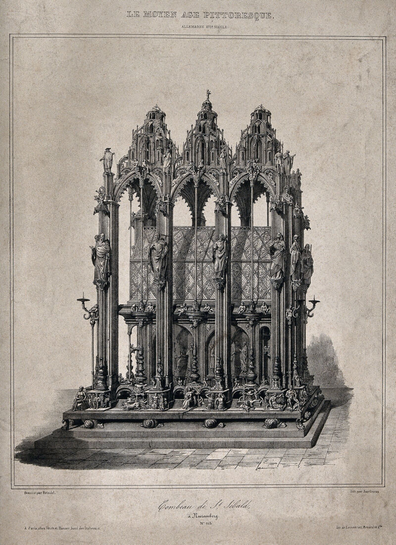 独特な店 Saint Sebald: his tomb in the Sebalduskirche, Nuremberg 洋書
