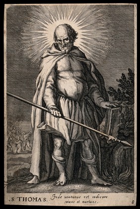 Saint Thomas. Engraving.