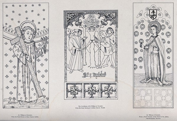 Saint William of Norwich. Process print.