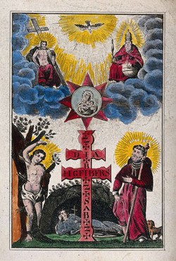 Saint Helena: the cross on which Christ was crucified is raised