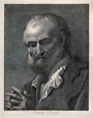 Saint Joseph. Line engraving by M. Pitteri after G.B. Piazzetta.