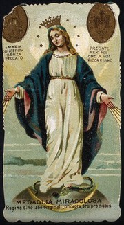 Saint Mary (the Blessed Virgin). Chromolithograph, 1907.