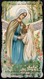 Saint Mary (the Blessed Virgin). Colour photogravure, 1902.