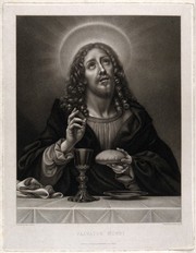 Jesus Christ. Stipple Engraving By A. Cardon, 1811, After C. Dolci 