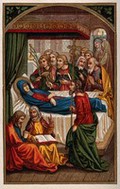 view The Dormition of the Virgin Mary. Chromotypograph.