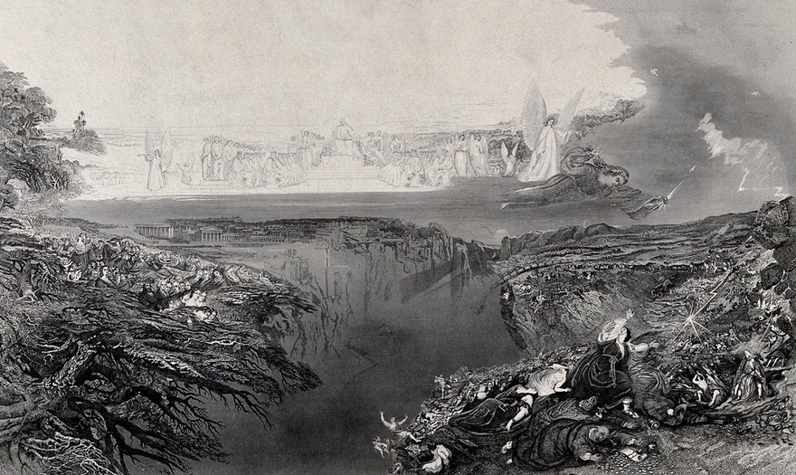 The Apocalypse. Mezzotint by J. Stephenson after J. Martin.