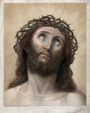 Ecce Homo, Christ in his Passion. Colour engraving by F. Bartolozzi ...