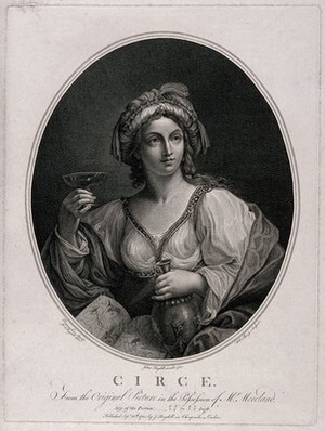 view Circe. Engraving by W. Sharp, 1780, after J. Boydell after D. Zampieri, il Domenichino.