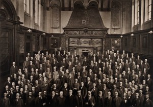 view The faculty of physicians and surgeons of Glasgow. Photograph by Barclay Bros., 1901.