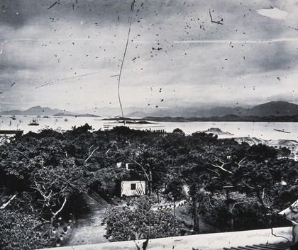 The harbour, Hong Kong. Photograph by John Thomson, 1868/1871.