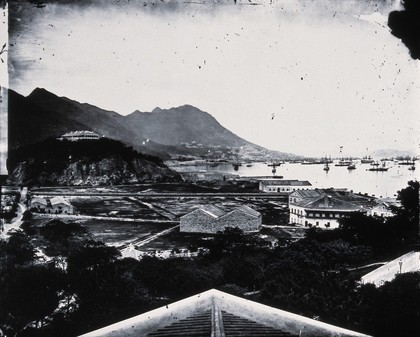 The harbour, Hong Kong. Photograph, 1981, from a negative by John Thomson, 1868/1871.