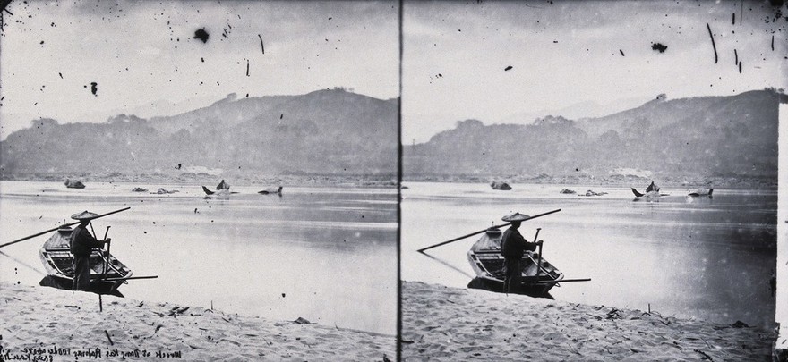 River Min, Fukien province, China. Photograph, 1981, from a negative by John Thomson, 1870/1871.