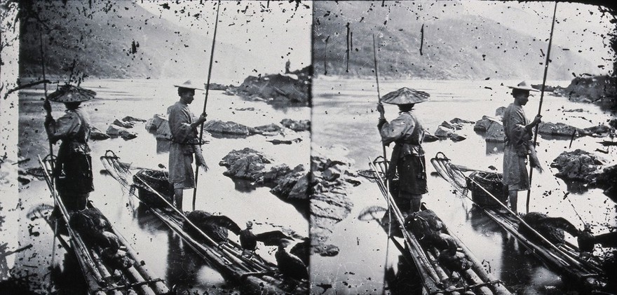 River Min, Fukien province, China. Photograph, 1981, from a negative by John Thomson, 1870/1871.