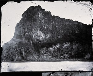 view Pearl river, Kwangtung province, China. Photograph, 1981, from a negative by John Thomson, 1870.