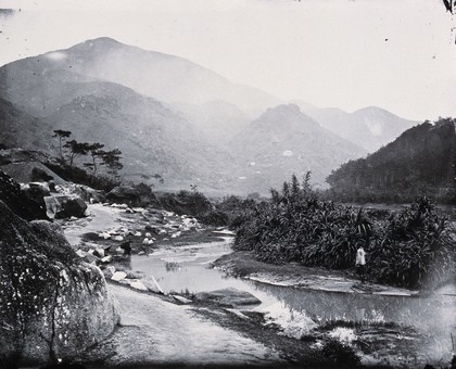 Pearl River, Kwangtung province, China. Photograph, 1981, from a negative by John Thomson, 1870.