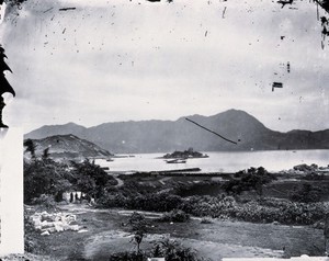 view Kowloon, Kwangtung province, China. Photograph, 1981, from a negative by John Thomson, 1870.