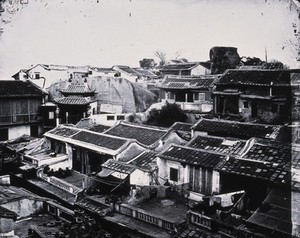 view Amoy, Fukien province, China. Photograph, 1981, from a negative by John Thomson, 1870/1871.