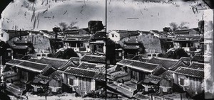 view Amoy, Fukien province, China. Photograph, 1981, from a negative by John Thomson, 1870/1871.