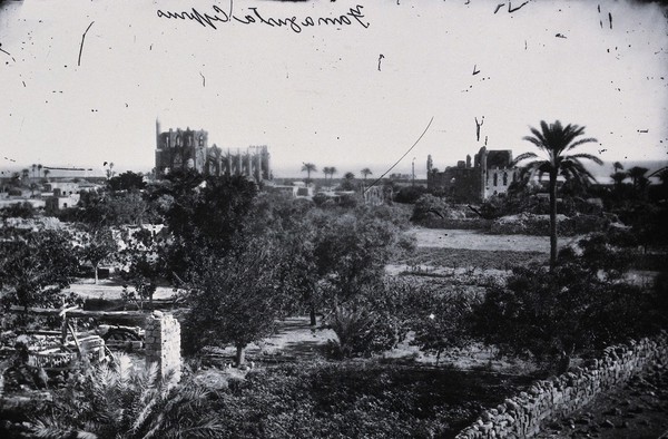 Famagusta, Cyprus. Photograph, 1981, from a negative by John Thomson, 1878.