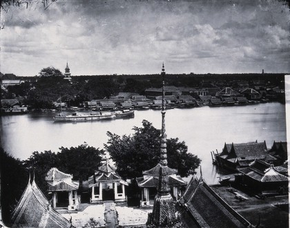 Bangkok, Siam [Thailand]. Photograph, 1981, from a negative by John Thomson, 1866.