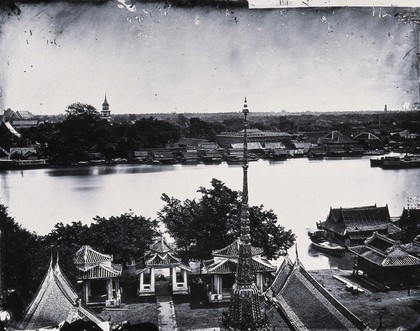 Bangkok, Siam [Thailand]. Photograph, 1981, from a negative by John Thomson, 1865.