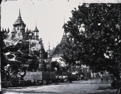 Bangkok, Siam [Thailand]. Photograph, 1981, from a negative by John Thomson, 1865.