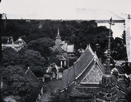 Bangkok, Siam [Thailand]. Photograph, 1981, from a negative by John Thomson, 1866.