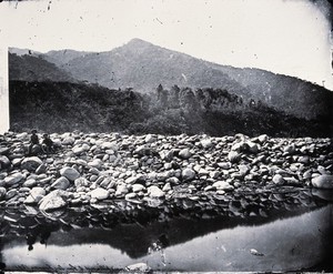 view Lalung, Formosa [Taiwan]. Photograph, 1981, from a negative by John Thomson, 1871.