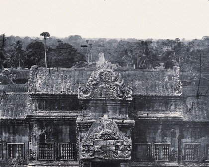 Nakhon Thom [Angkor Wat], Cambodia. Photograph, 1981, from a negative by John Thomson, 1866.