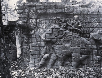 Nakhon Thom [Angkor Wat], Cambodia. Photograph, 1981, from a negative by John Thomson, 1866.