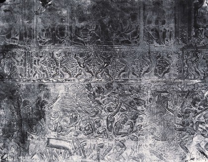 Nakhon Thom [Angkor Wat], Cambodia. Photograph, 1981, from a negative by John Thomson, 1866.