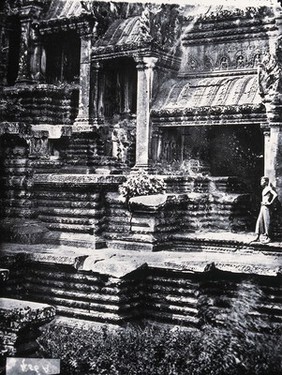 Nakhon Thom [Angkor Wat], Cambodia. Photograph, 1981, from a negative by John Thomson, 1866.