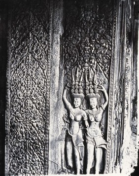 Nakhon Thom [Angkor Wat], Cambodia. Photograph, 1981, from a negative by John Thomson, 1866.