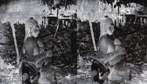 Nakhon Thom [Angkor Wat], Cambodia. Photograph by John Thomson, 1866.