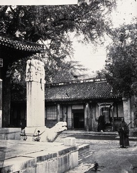 Yuen Ming Yuen, Pechili province, China. Photograph, 1981, from a negative by John Thomson, 1871.