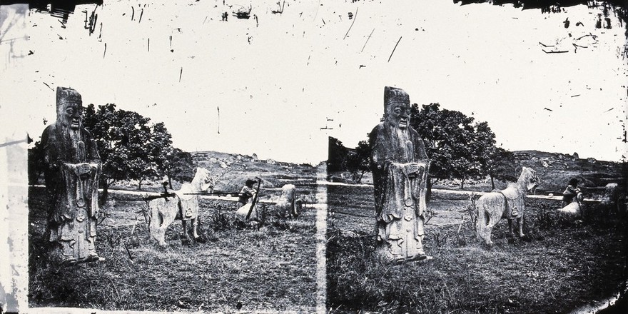 Nanking, Kiangsu province, China. Photograph, 1981, from a negative by John Thomson, 1871.