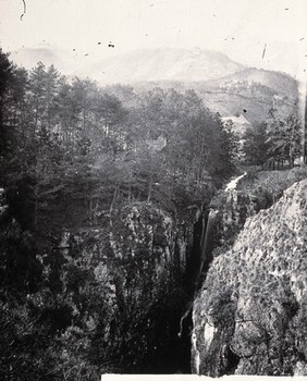 Snowy Valley, Chekiang province, China. Photograph, 1981, from a negative by John Thomson, 1871.