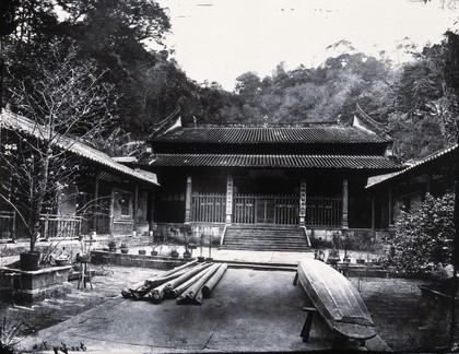 Pearl River, Kwangtung province, China. Photograph, 1981, from a negative by John Thomson, 1871.