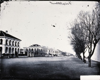 Hankow, Hupeh province, China. Photograph, 1981, from a negative by John Thomson, ca. 1870.