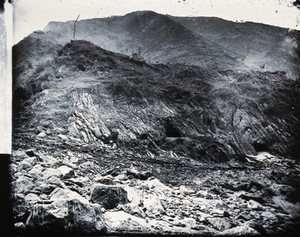 view Hupeh province, China. Photograph, 1981, from a negative by John Thomson, ca. 1870.