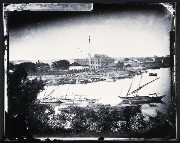 Saigon, Vietnam. Photograph, 1981, from a negative by John Thomson, 1867.