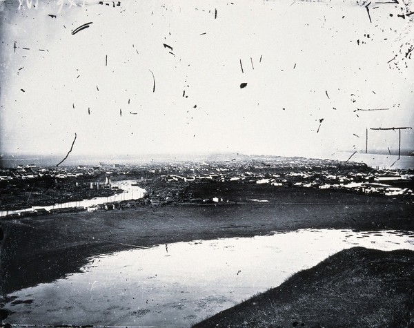 Hanyung, Hupeh province, China. Photograph, 1981, from a negative by John Thomson, ca. 1870.