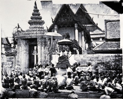 Siam [Thailand]. Photograph, 1981, from a negative by John Thomson, 1865.