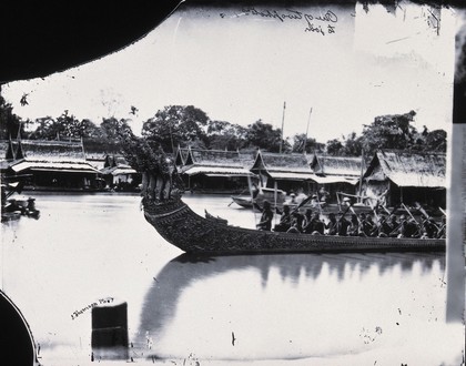 Bangkok, Siam [Thailand]. Photograph, 1981, from a negative by John Thomson, 1865.