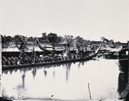 Bangkok, Siam [Thailand]. Photograph, 1981, from a negative by John Thomson, 1865.