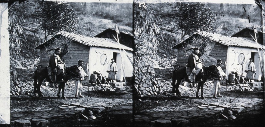 Upper Yangtze, China. Photograph, 1981, from a negative by John Thomson, 1869.